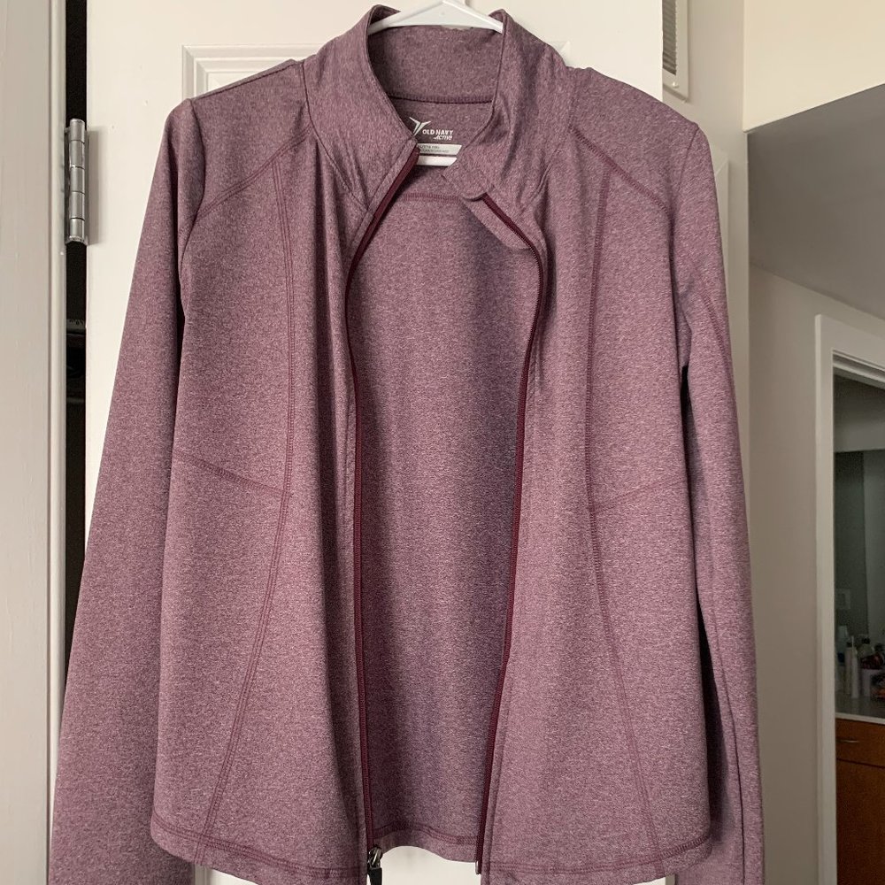 Old Navy Purple Active Workout Jacket